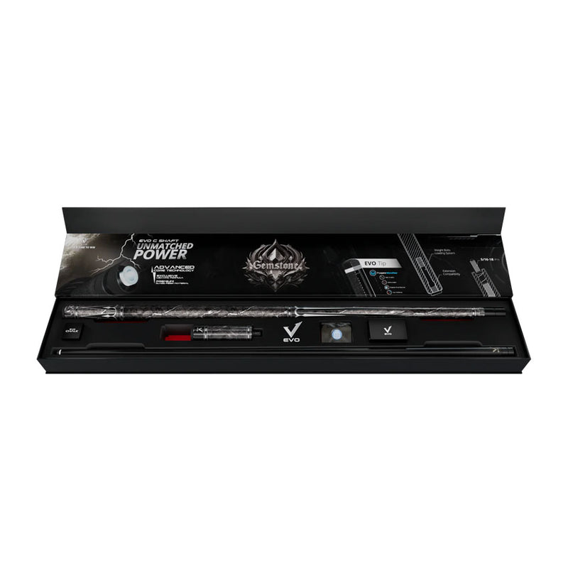 EVO Gemstone Nightglow No Wrap Pool Cue Maxbing Edition