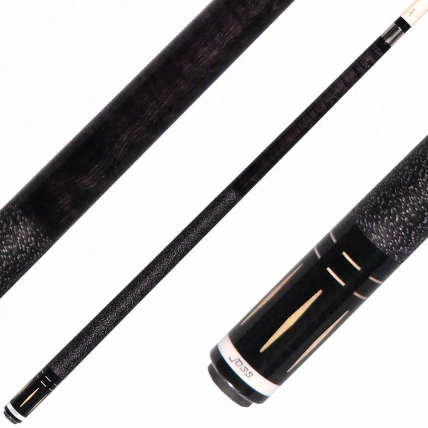 Joss Charcoal-Stained Maple with Maple Inlays Pool Cue - JC20-125