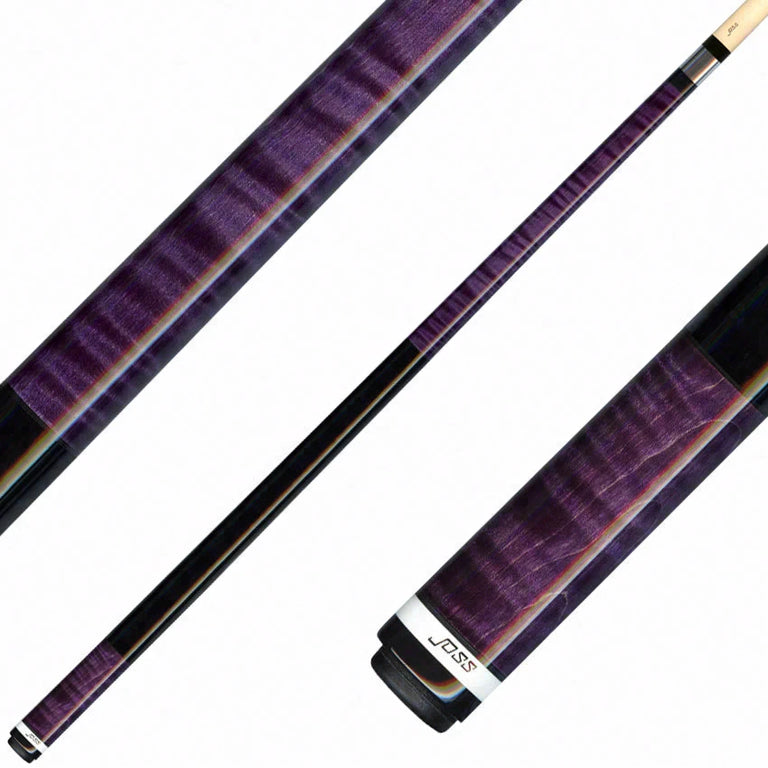 Joss Purple Stained No Wrap Pool Cue - JCPUR