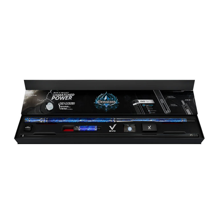 EVO Gemstone Skyflare No Wrap Pool Cue Maxbing Edition