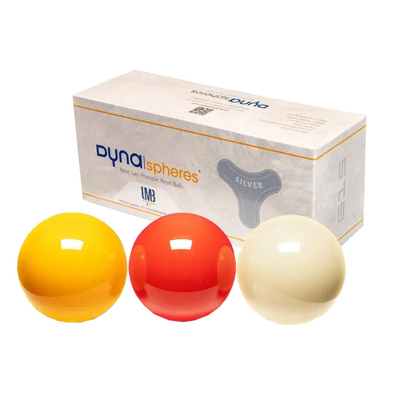 Dynaspheres Silver 615 Carom Ball Set