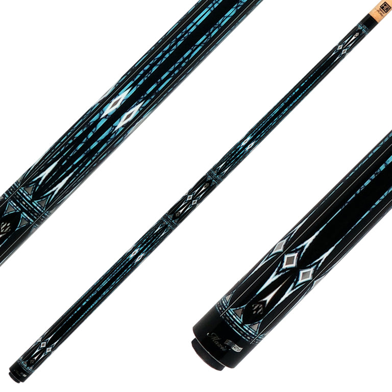 Fury LC6 No Wrap Pool Cue with Free 1x1 Case, Glove, and Chalk