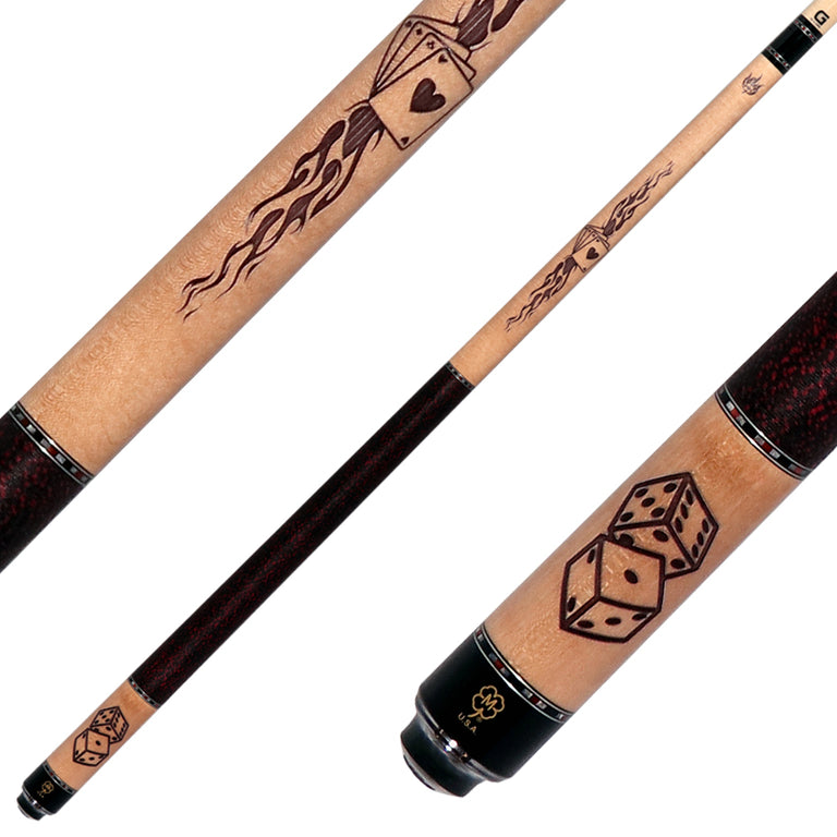 McDermott Wildfire Gambler Cue of the Month with G-Core Shaft
