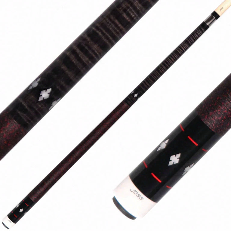 Joss Gray Stained Maple with Pearl Inlays Pool Cue - JC20-43