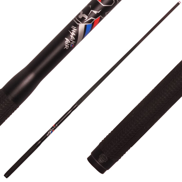 Bull Carbon BCIAW Insane Air Jump Cue with Multi-Zone Sport Grip Wrap