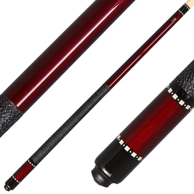 Lucky L10 Pool Cue - Red Metallic Paint