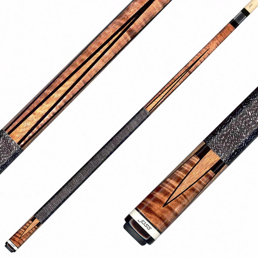 Joss Curly Maple with Lacewood Points Pool Cue - JC10-10