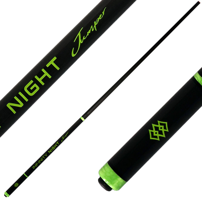 Infinity Night Jumper Carbon Fiber Jump Cue - Green