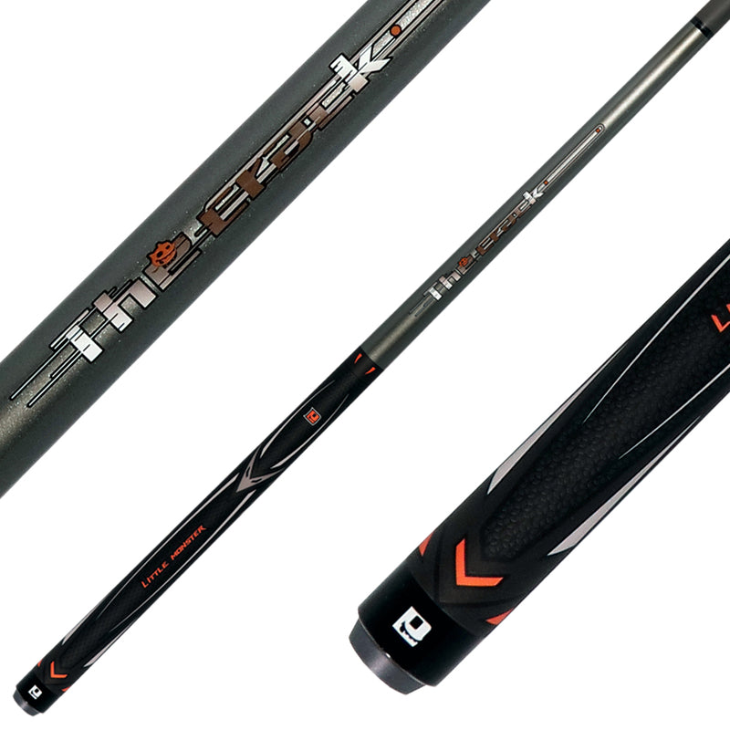 Little Monster Classic Titanium Gray Impact Break Cue with Carbon Fiber Shaft