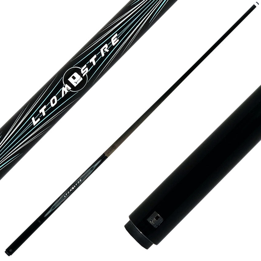 Little Monster LMJCDEBK Double Ended 4 Piece Jump Cue with 2