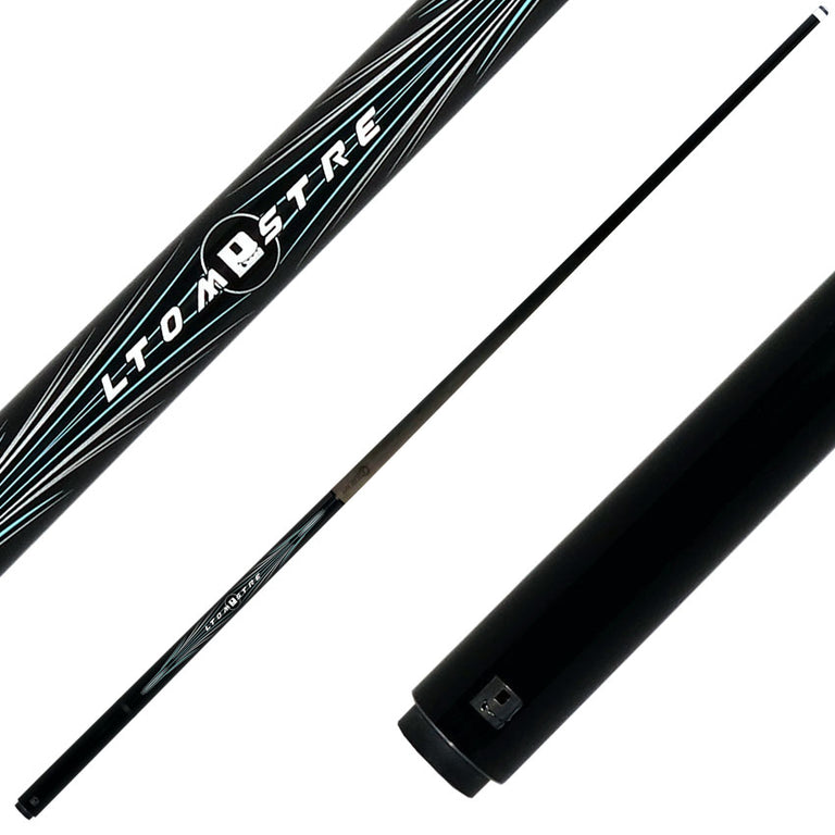 Little Monster LMJCDEBK Double Ended 4 Piece Jump Cue with 2 Carbon Fiber Shafts