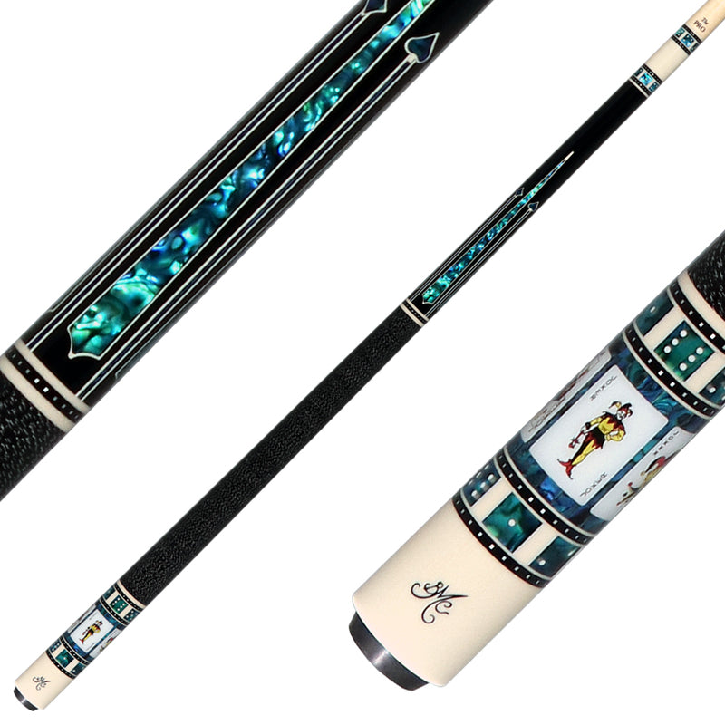 Meucci Casino Series BMC3PROJKR Pool Cue - BMC Casino 3 Joker with The Pro Shaft
