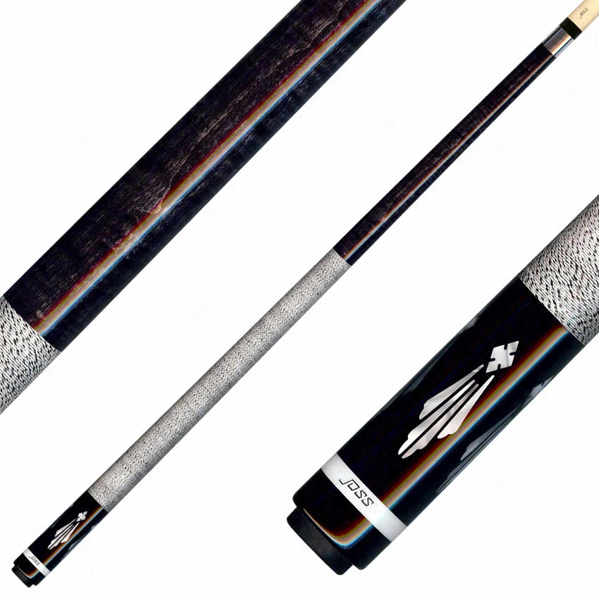 Joss Ebony-Stained Maple with Pearl Inlays Pool Cue - JC2604