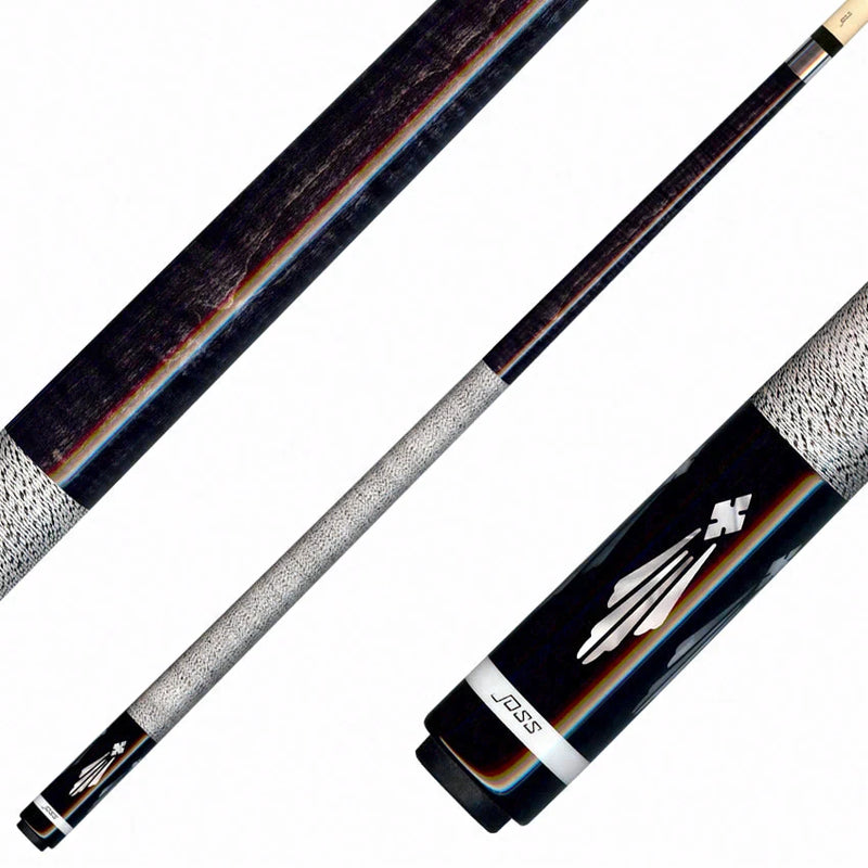 Joss Ebony-Stained Maple with Pearl Inlays Pool Cue - JC2604