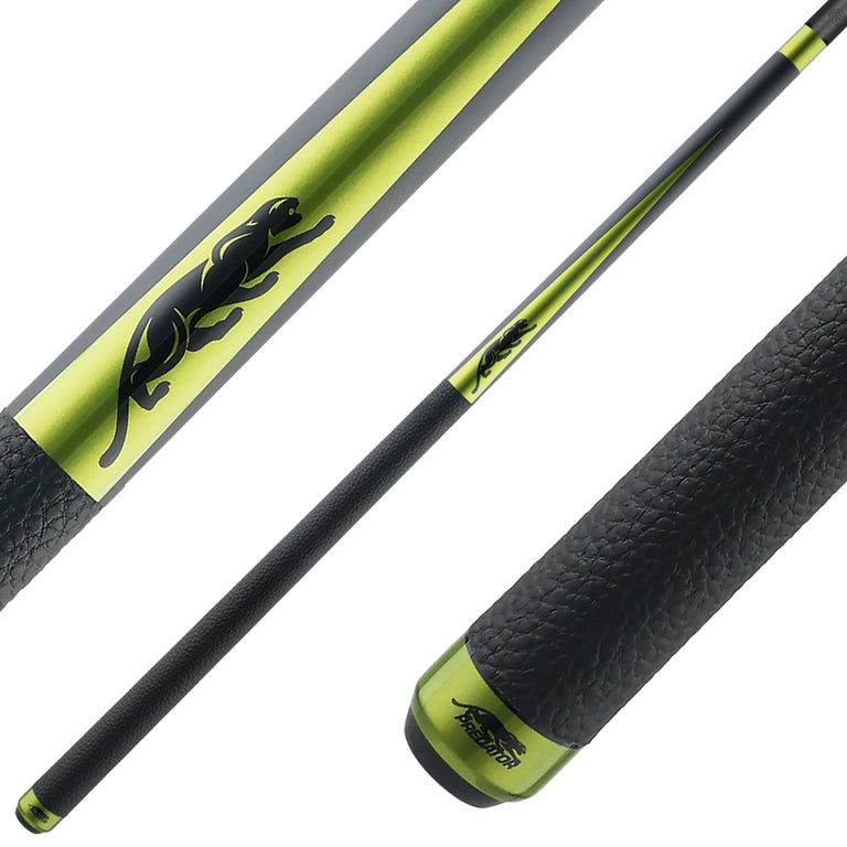 Predator Limited Edition SP2 Pool Cue - Black with Lime Green Points