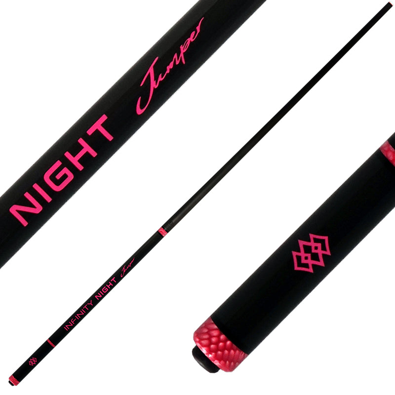 Infinity Night Jumper Carbon Fiber Jump Cue - Pink