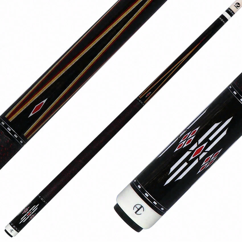 Ariel Carmeli by Viking Diamond Series Red Diamond Pool Cue with Vikore Shaft - SG-AC-RD