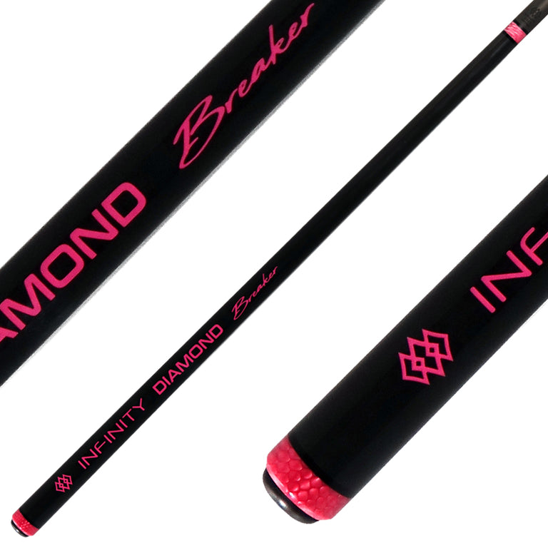 Infinity INDBPK Diamond Breaker Carbon Fiber Break Cue - Pink