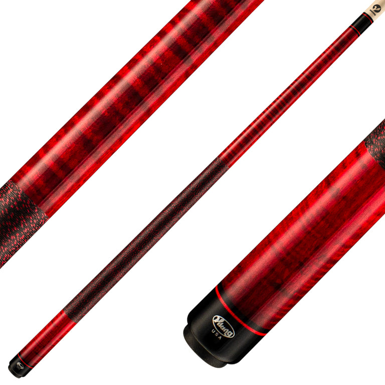 Viking KY0112 Kayano Series Play Cue - Crimson Red Stain