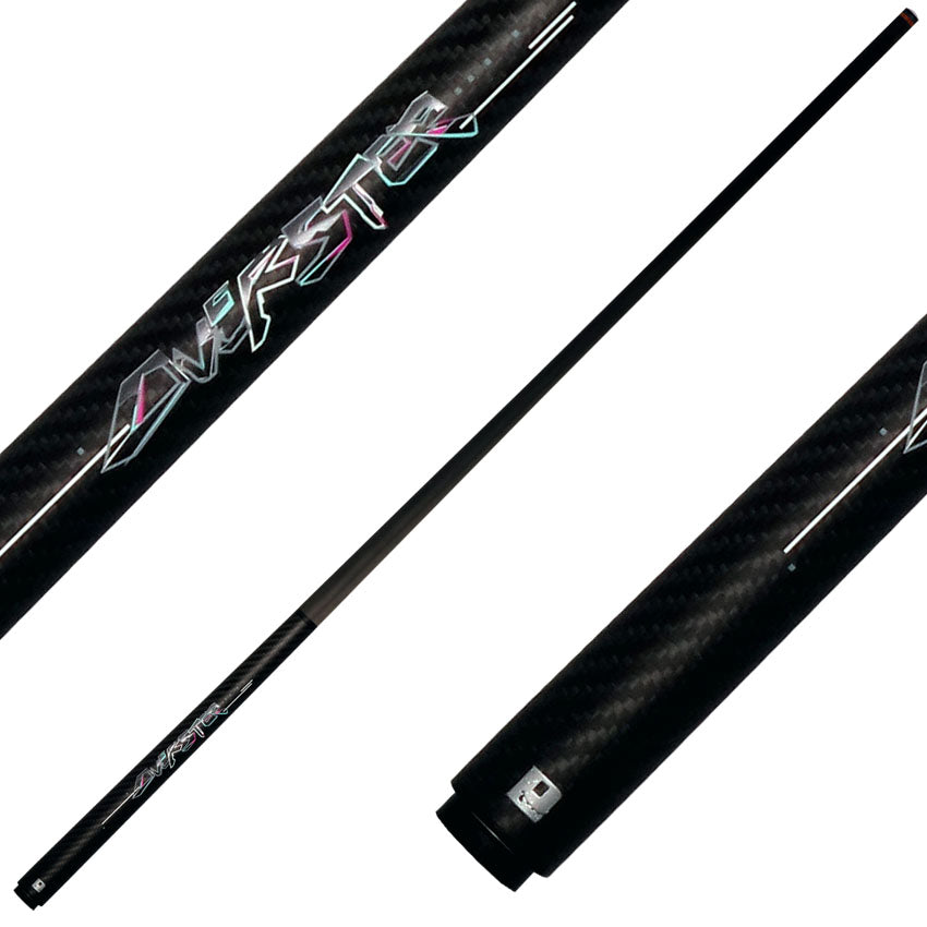 Little Monster LMJCCYBK Cyber Overster Jump Cue with Carbon Fiber Shaft