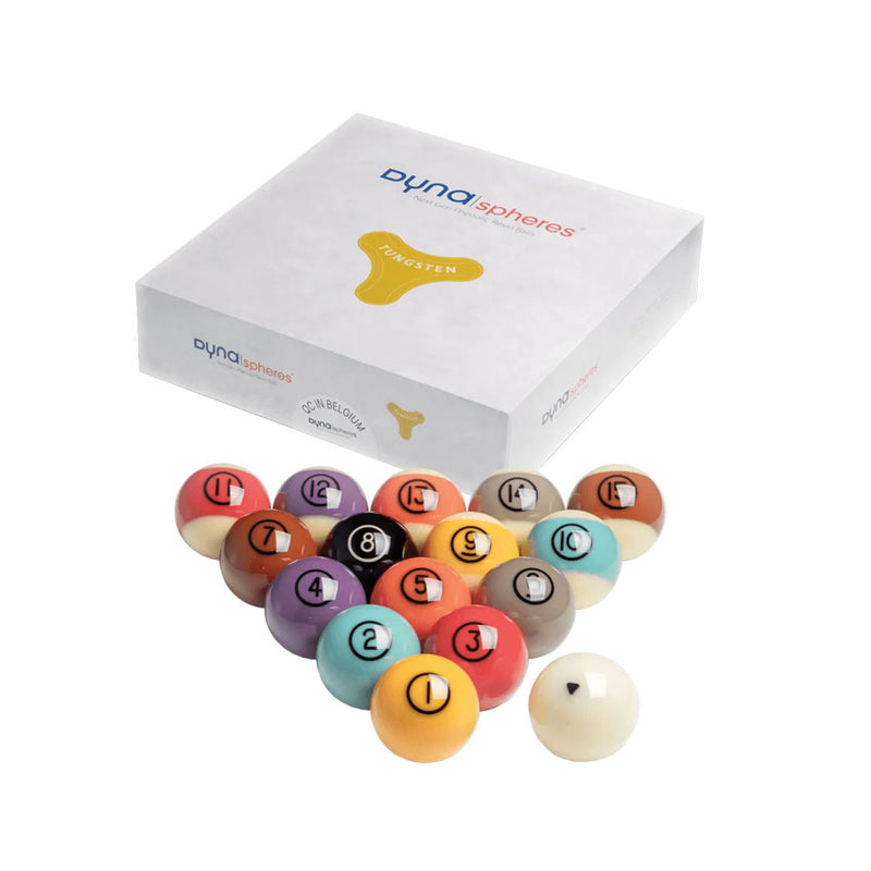 Dynaspheres Tungsten 572 Pool Ball Set