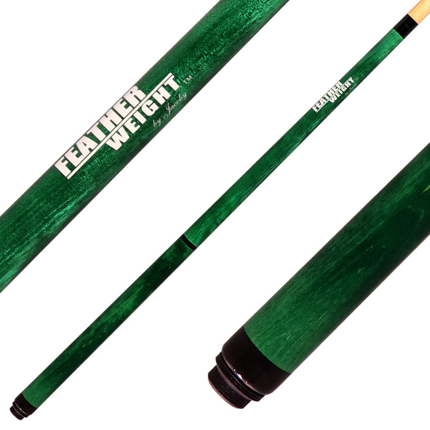 Jacoby Custom Feather Weight Green Break Cue | Made in The USA