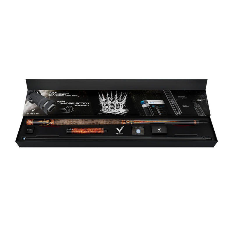 EVO Crown Monarch Blade Leather Wrap Pool Cue Maxbing Edition