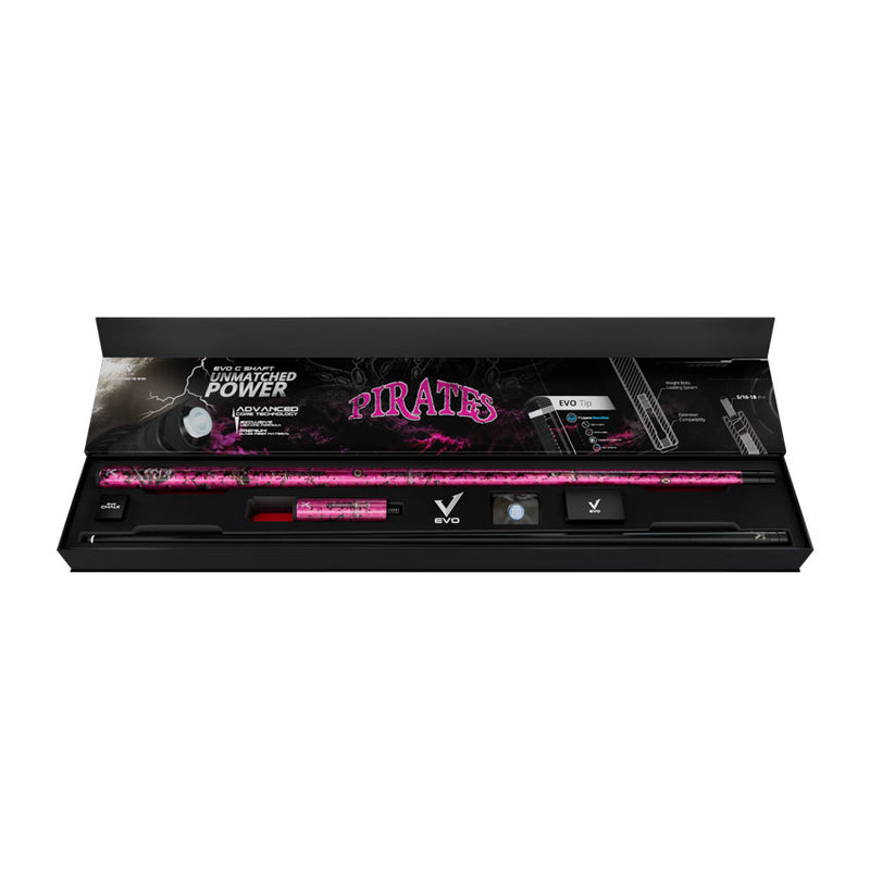 EVO Pirate Rose Raid No Wrap Pool Cue Maxbing Edition