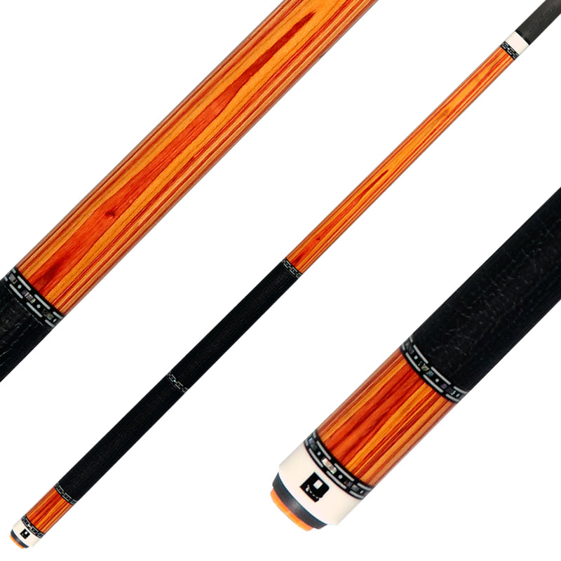Little Monster Lightening Storm Play Cue with Carbon Shaft, Wood Shaft and 2x2 Case