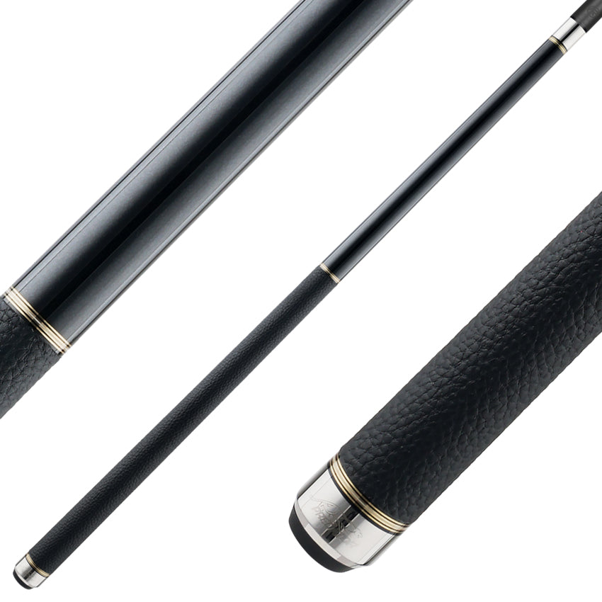 Predator 10K Luxe Leather Wrap Pool Cue - Black | Ozone Billiards