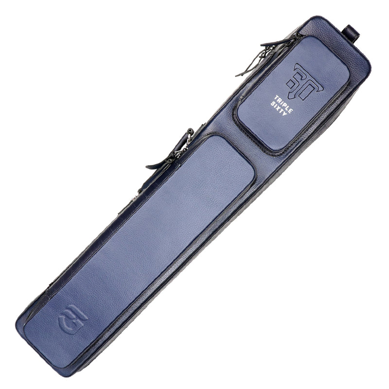 Triple 60 Fedor Gorst Limited 4X8 Soft Cue Case - Custom Two-Tone Blue Leather