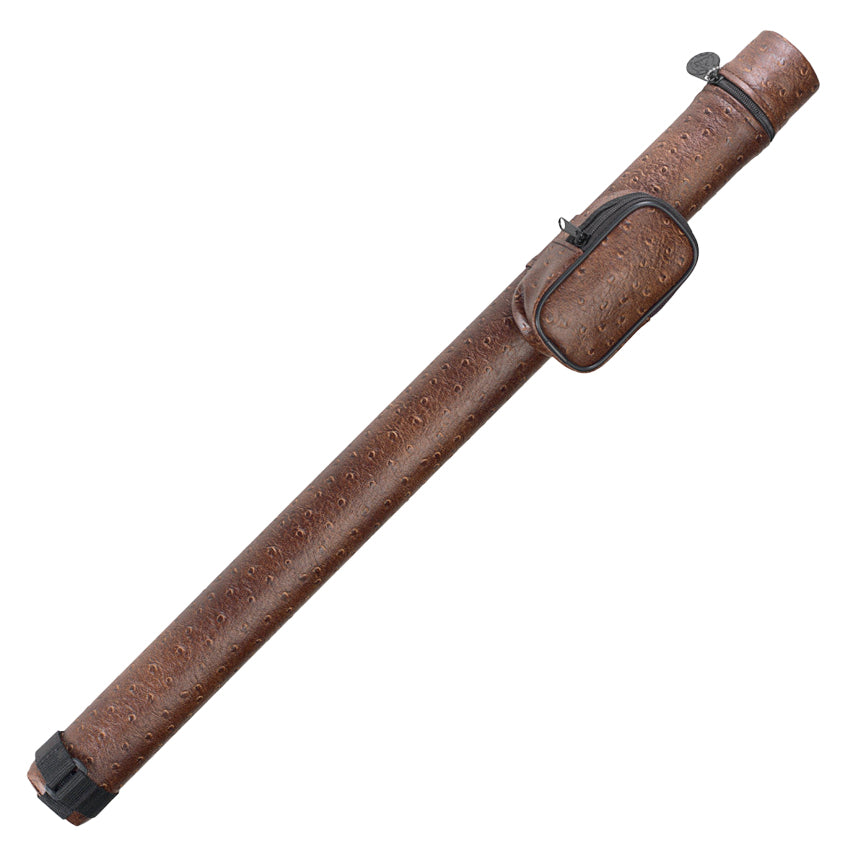 Pro Series Leatherette 1x2 Hard Cue Case - Brown
