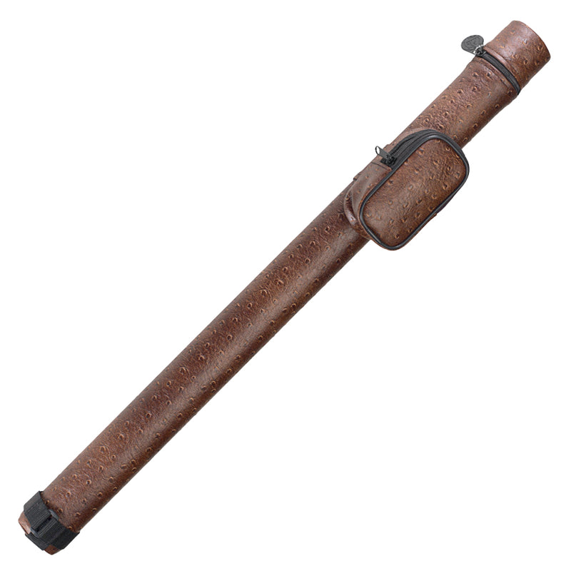 Pro Series Leatherette 1x2 Hard Cue Case - Brown