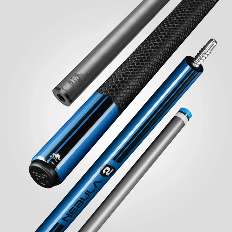 Rhino RCNEB2SWSBL Nebula 2 Pool Cue with Sport Wrap - Sky Blue