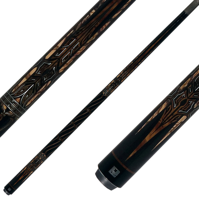 Little Monster LMPHXC Phoenix Graphic No Wrap Play Cue with Carbon Fiber Shaft