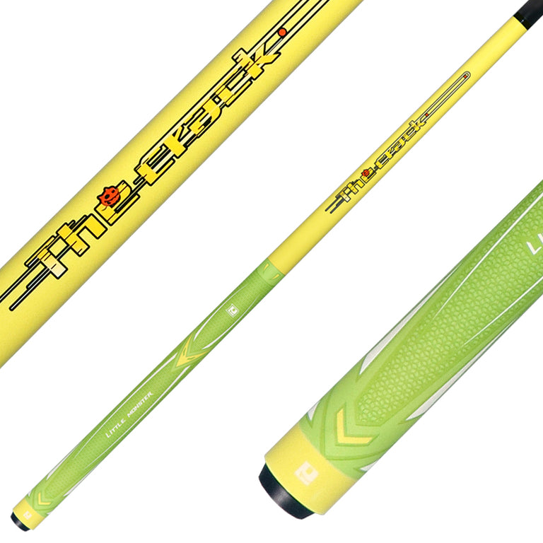 Little Monster Classic Dopamine Yellow Impact Break Cue with Carbon Fiber Shaft