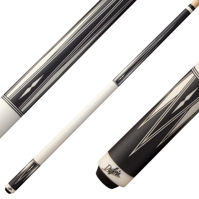 Dufferin D507 Wrapless Pool Cue - Black Diamond