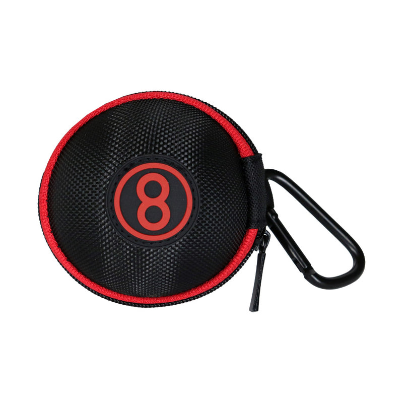 Poolgods Single Ball Holder - Black/Red