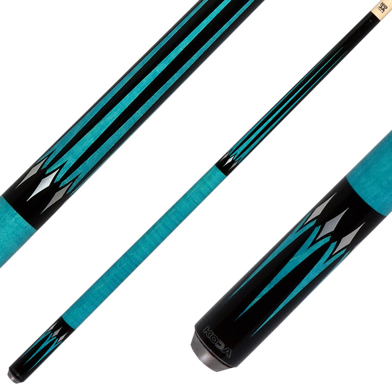 KODA Black with Teal Points Graphic No Wrap Play Cue