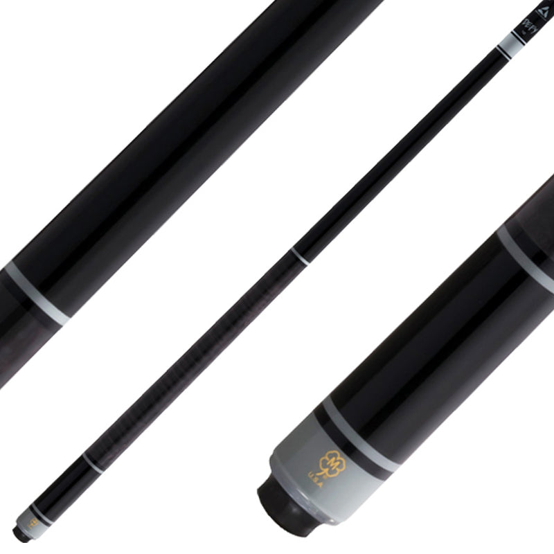 McDermott SL10 Select Series No Wrap Cue - Black and Gray Maple with Defy Shaft