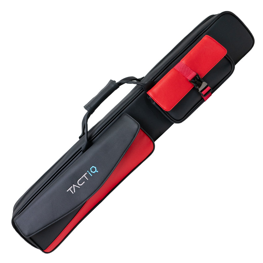 TACTiQ Flux Series 3x4 Soft Cue Case - Black/Red