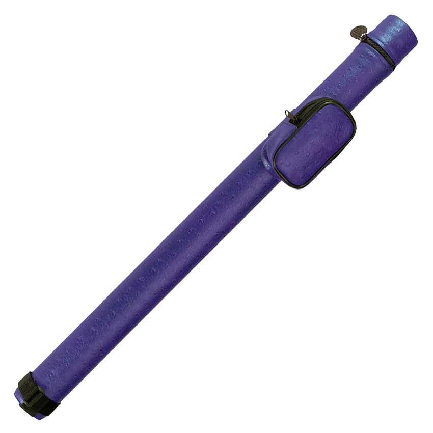 Pro Series Leatherette 1x2 Hard Cue Case - Purple
