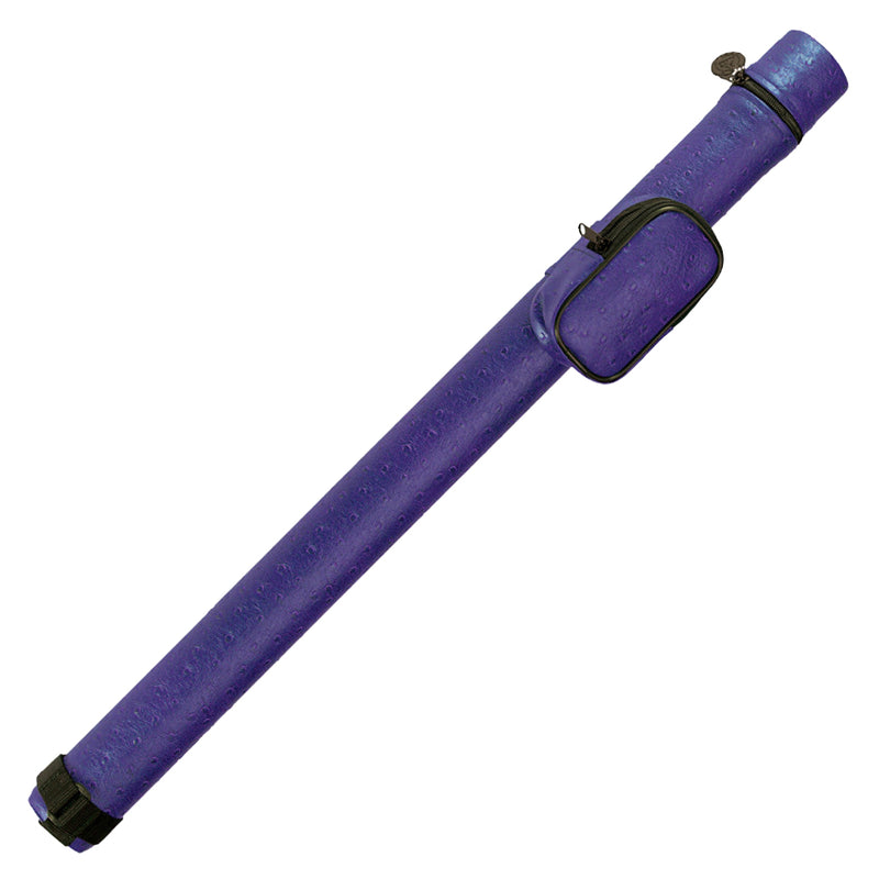 Pro Series Leatherette 1x2 Hard Cue Case - Purple
