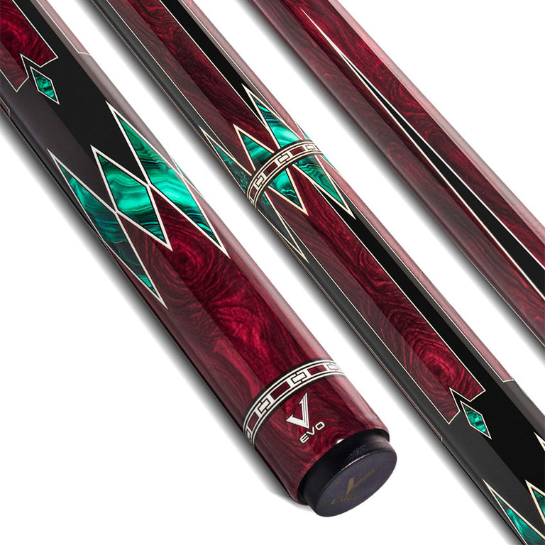 EVO MEG Crimson Jaw No Wrap Pool Cue