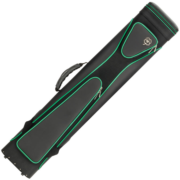 McDermott 750942 Tournament Collection Black/Green 4x6 Sport Pool Cue Case