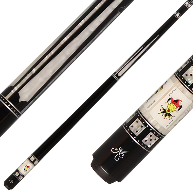 Meucci Casino Series BMC10CJKR Pool Cue  - BMC Casino 10 Joker with Carbon Shaft