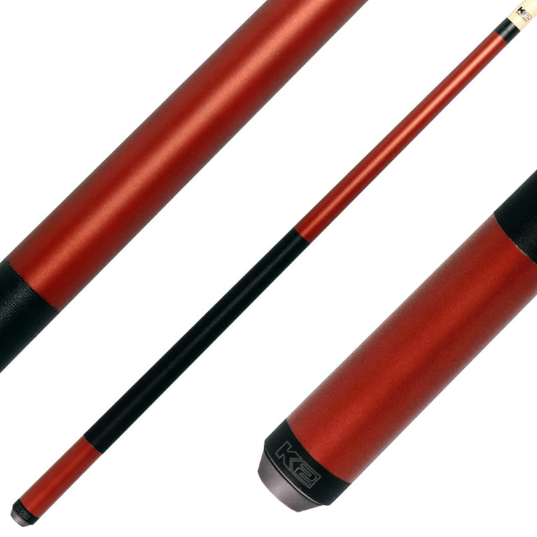 K2 KL111 Matte Metallic Copper Pool Cue with 12.50mm K2 LD Shaft