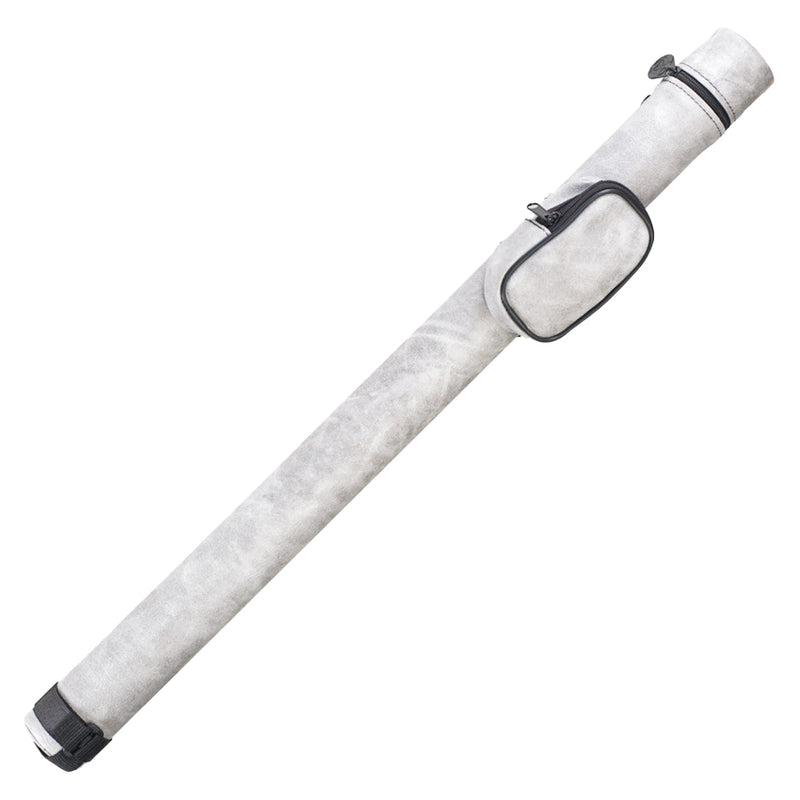 Pro Series Leatherette 1x2 Hard Pool Cue Case - Gray