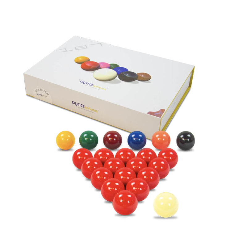 Dynaspheres Gold 524 Snooker Ball Set