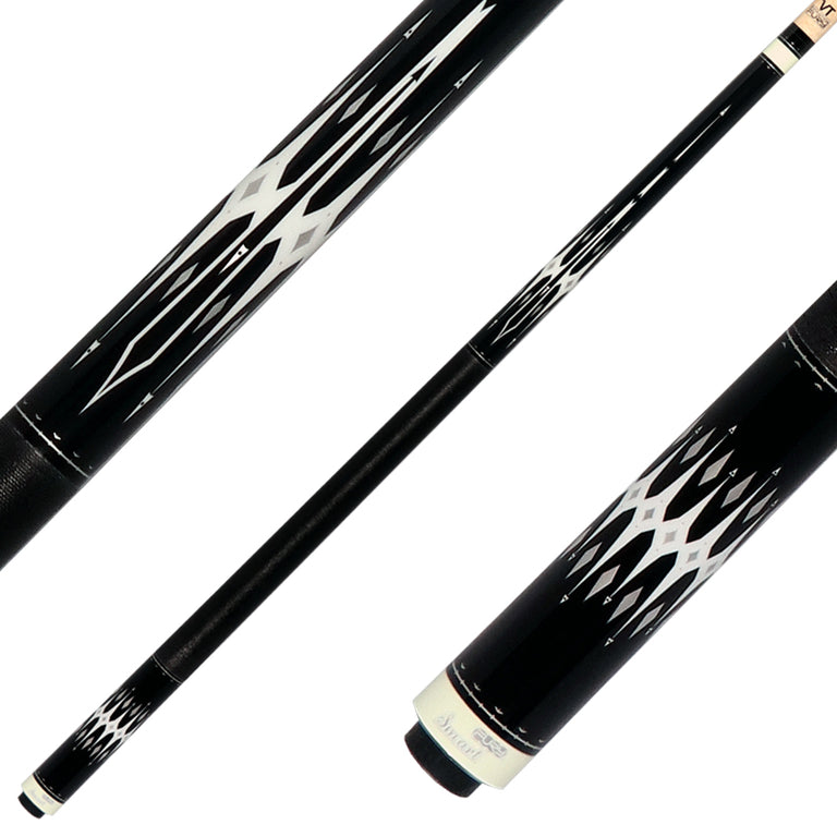 Fury VT6 Graphic Pool Cue with Irish Linen Wrap